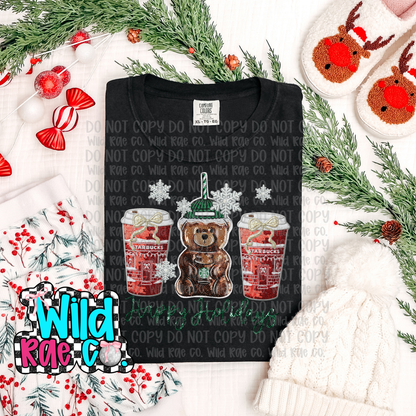 Happy Holidays Starbs Bear