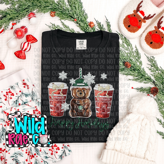 Happy Holidays Starbs Bear