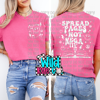 Spread Pages Not Negativity