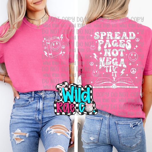 Spread Pages Not Negativity