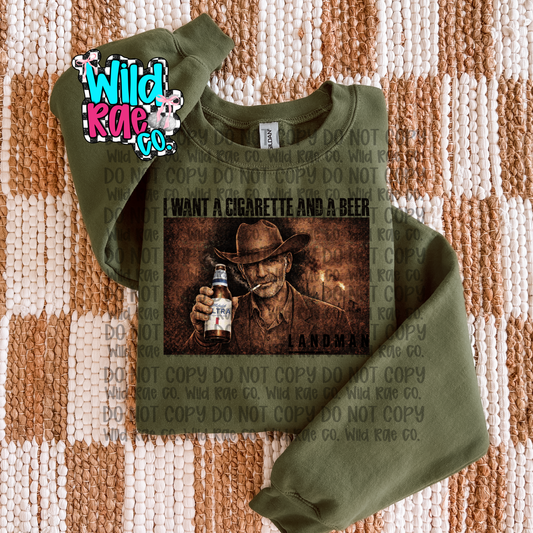 Cigarette and Beer | Land Man