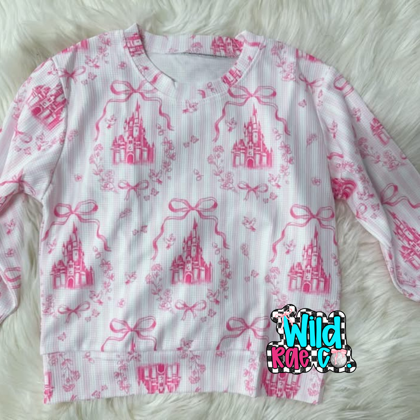 Kids Waffle Long Sleeve + Short set | Closing Nov. 7th | TAT 6-7 Weeks