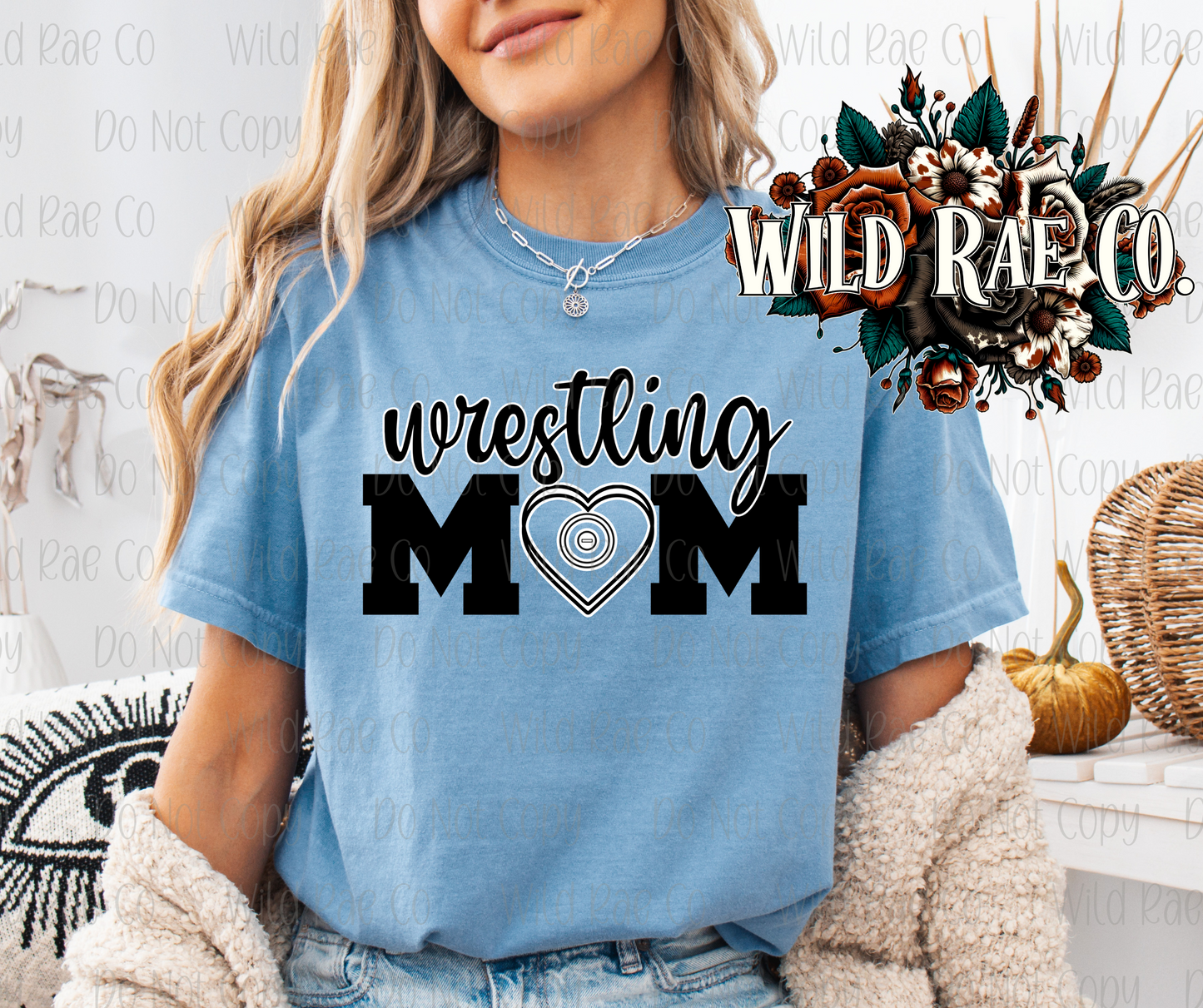 WRESTLING MOM - BLACK