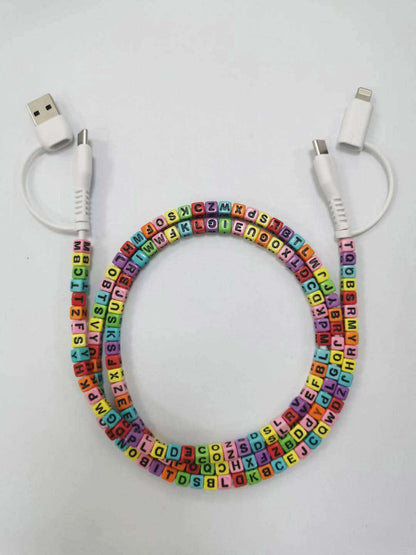 4 IN 1 COLORFUL BEADED FAST CHARGING CABLE | CLOSING SUNDAYS | TAT 35 BUSINESS DAYS