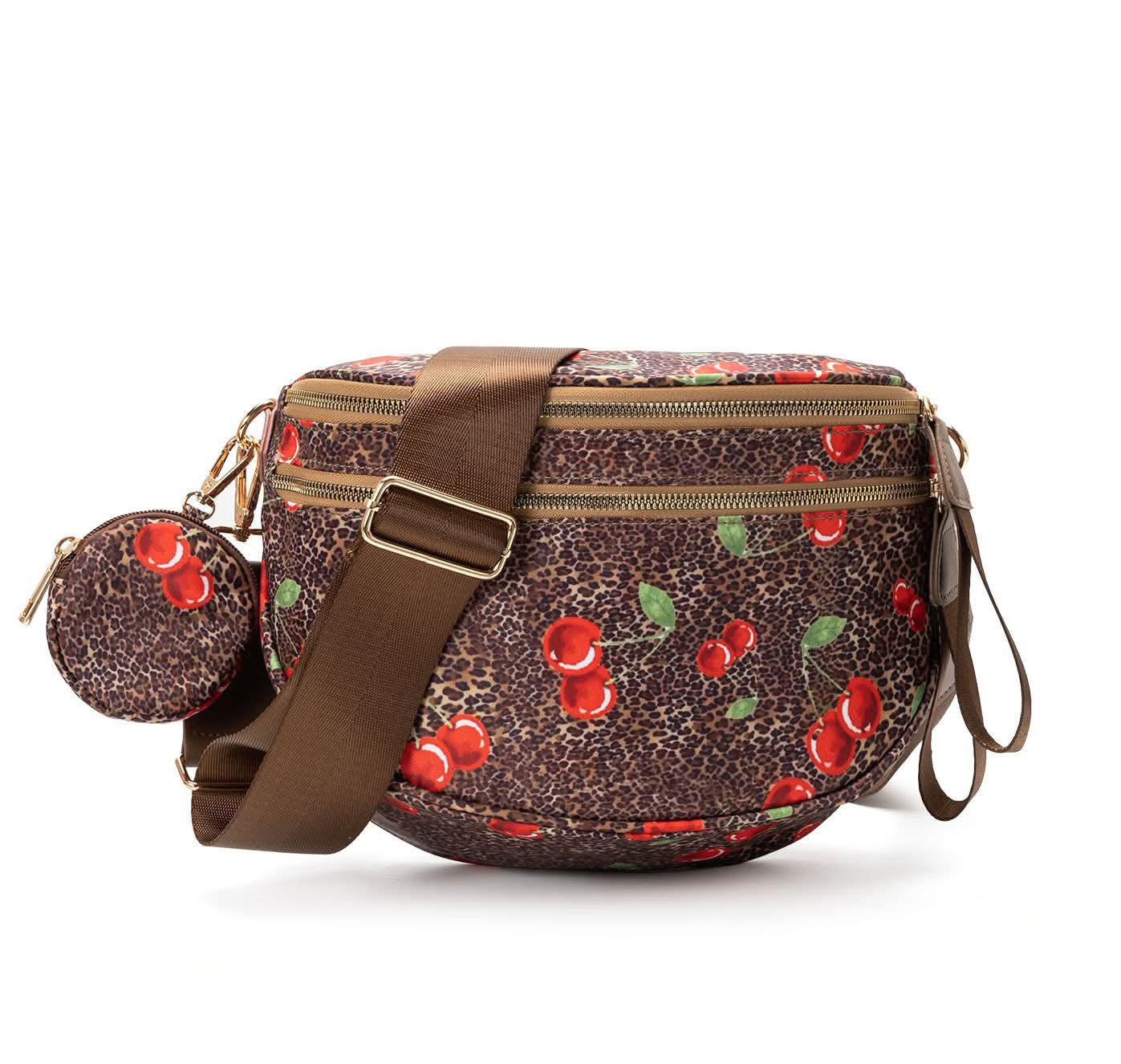 Bows Printed Crossbody Bum Bag