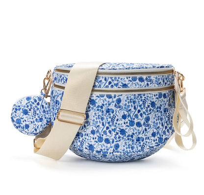 Bows Printed Crossbody Bum Bag