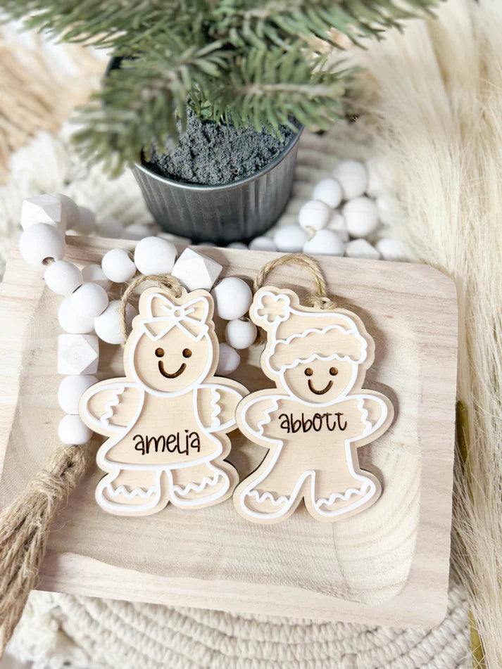 Gingerbread Kids Ornament | Closes Sundays | TAT 15-20 Business Days